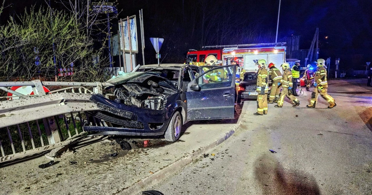 Groźny wypadek na Żywiecczyźnie. 19-latek jechał za szybko?