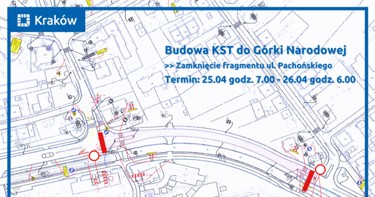 ​Ulica Pachońskiego będzie zamknięta. Kładą asfalt