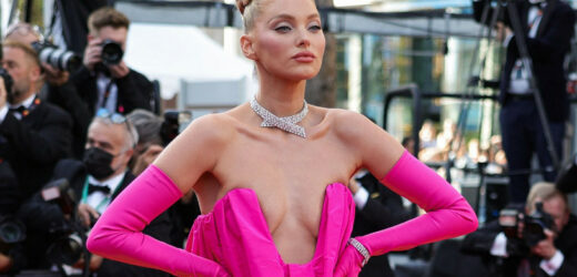 Elsa Hosk zachwyca figurą w oryginalnej kreacji