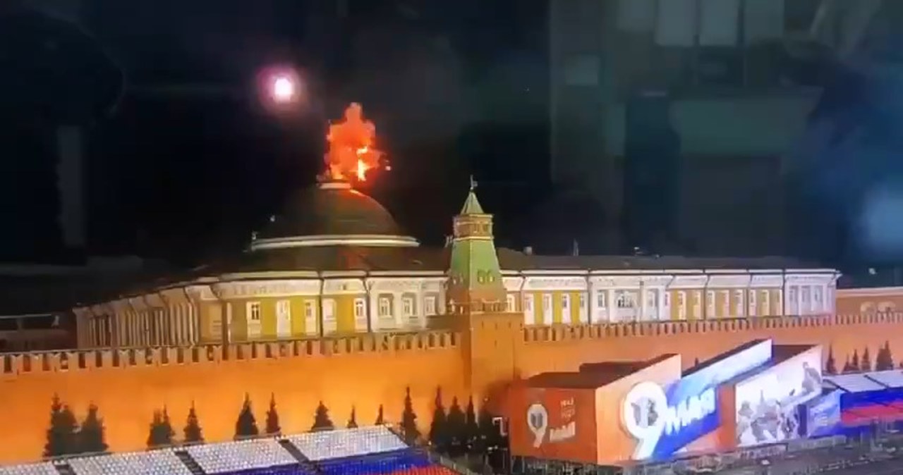 Atak dronów na Kreml. Rosjanie wzywają do odwetu