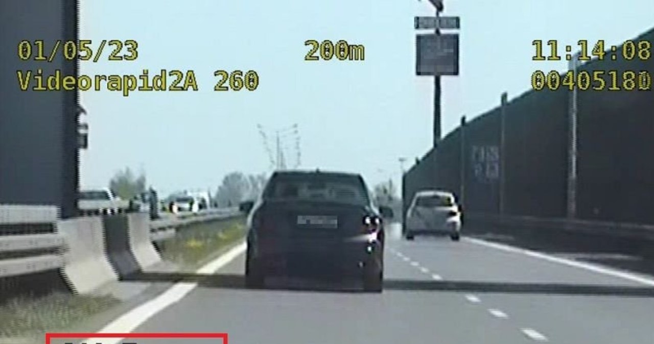Prawie 210 km/h na S8. Pirat drogowy ukarany wysokim mandatem
