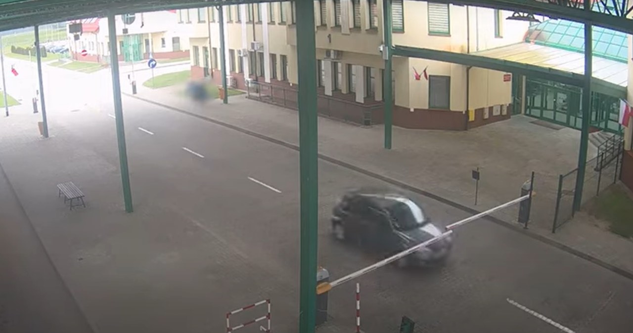 Francuz staranował szlaban w Grzechotkach. Chciał dostać się do Rosji
