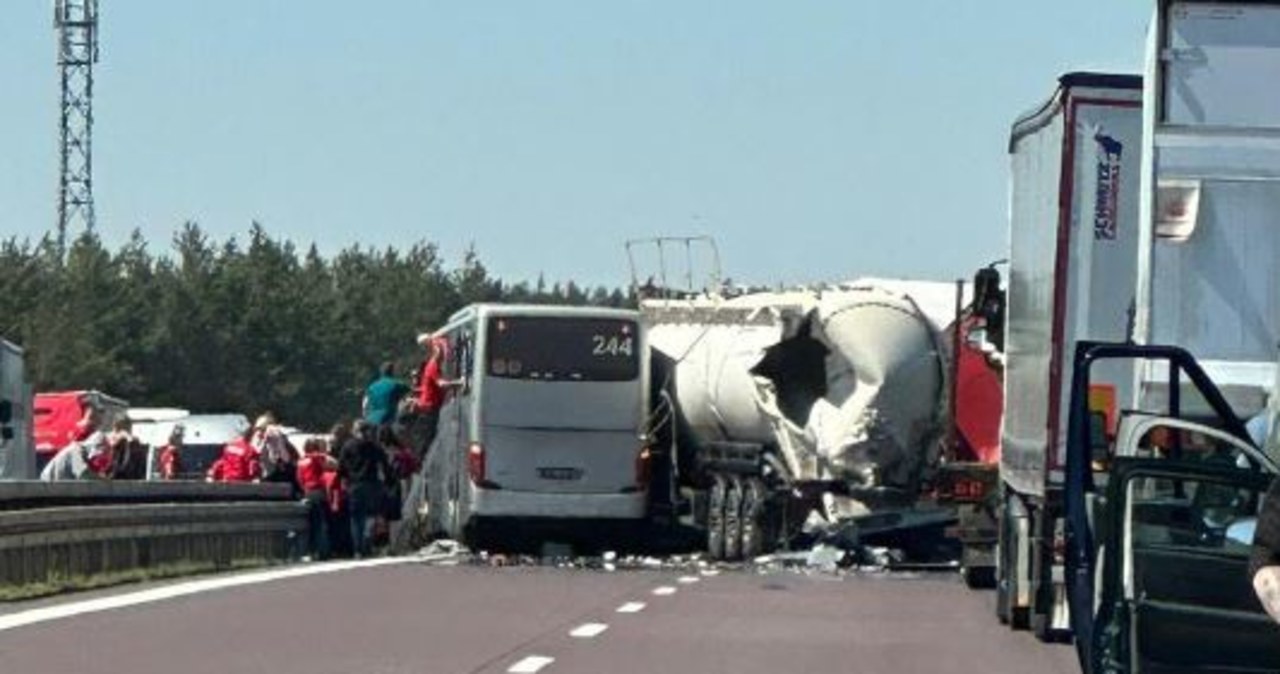 Wypadek polskiego autobusu w Niemczech. Są ranni