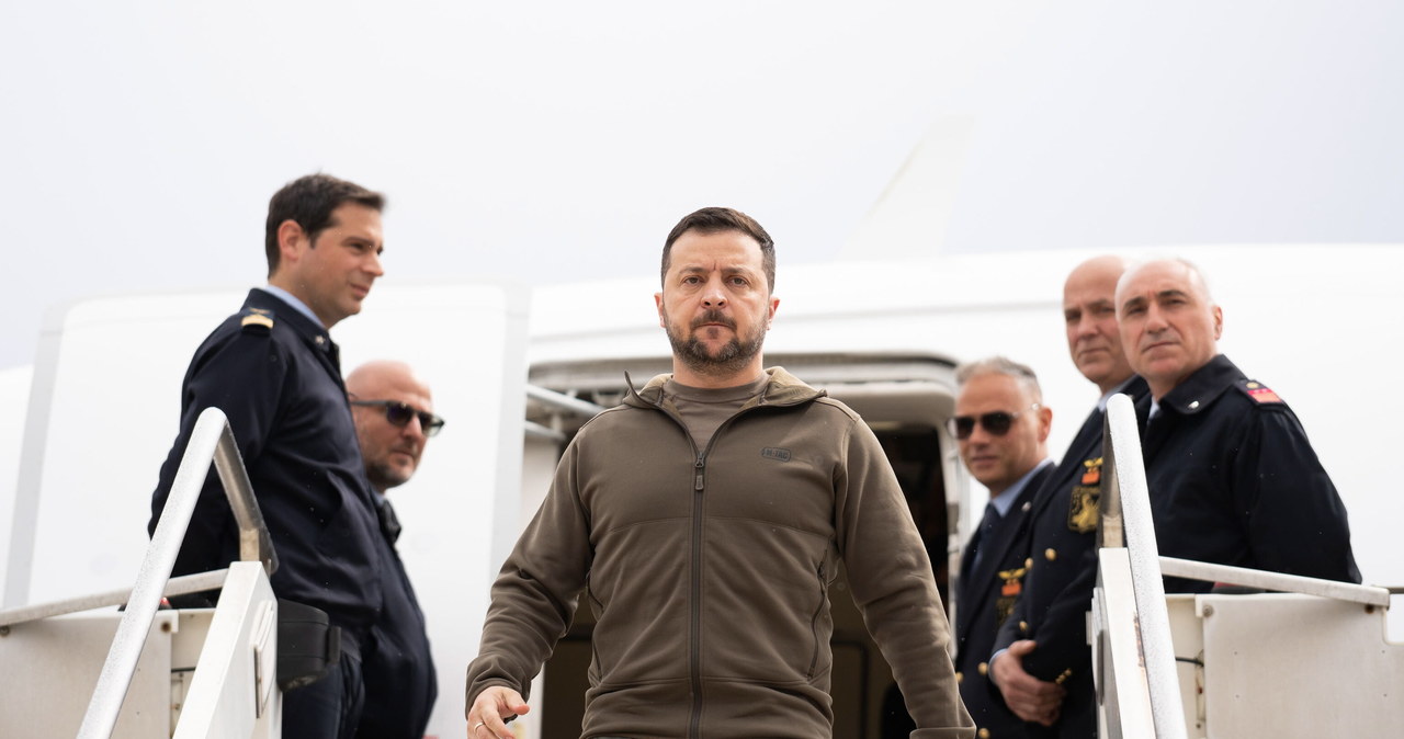 Prezydent Zełenski w Niemczech. Odbierze nagrodę Karola Wielkiego