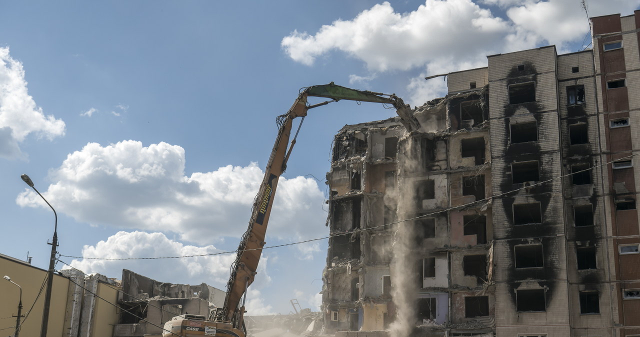 Nocne ataki na Kijów i Charków. Pożar w Tarnopolu [RELACJA]