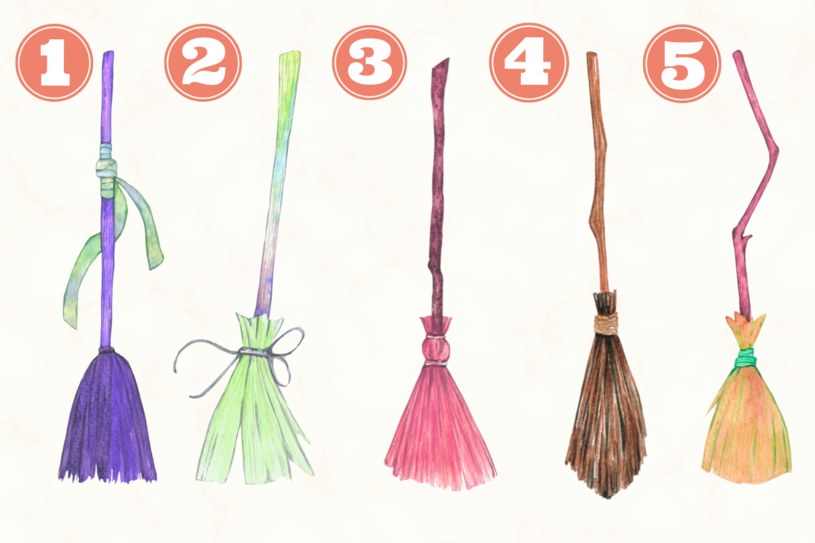 Szybki test osobowości: Wybierz miotłę i dowiedz się, jaką partnerką jesteś