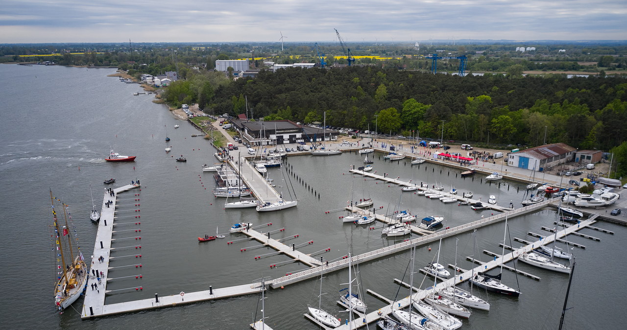 Port jachtowy w Górkach Zachodnich po remoncie może przyjąć 180 jednostek