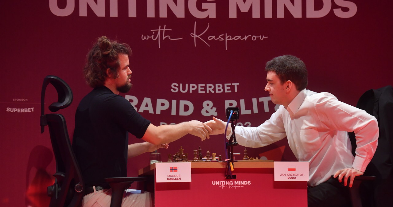 Grand Chess Tour w Warszawie: Duda musiał uznać wyższość Carlsena