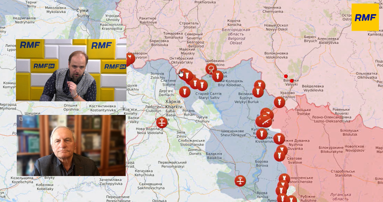 Rzut na mapę. Koziej: Ukraińskie kontrataki na Rosję będą się powtarzać