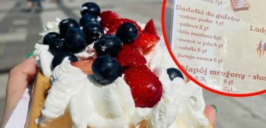 Kupiła gofra nad polskim morzem. Już po kęsie wiedziała, że nie jest dobrze