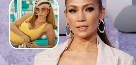 Jennifer Lopez w skąpym kostiumie odsłania wdzięki. Co za ciało