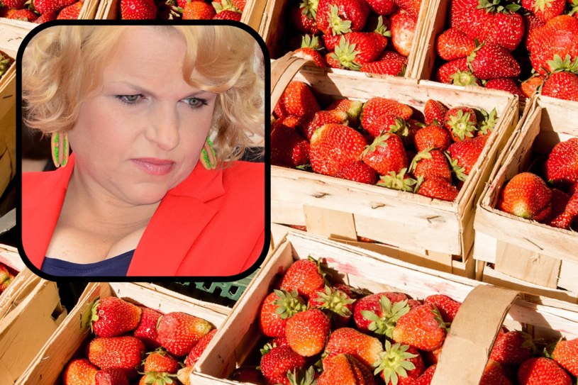 Takie truskawki Katarzyna Bosacka omija szerokim łukiem. Skazę widać gołym okiem