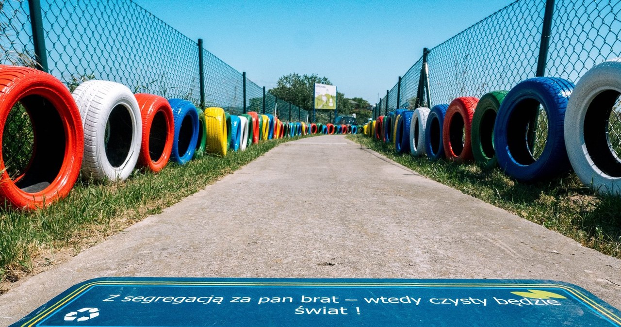 Nietypowy plac zabaw w Poznaniu. Powstał z odpadów