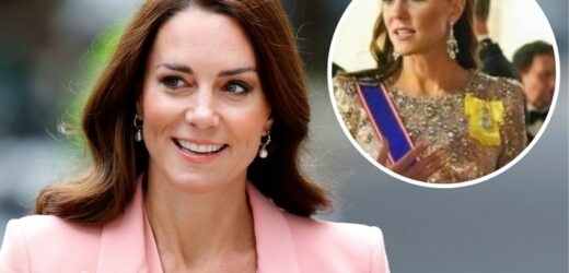 Księżna Kate w złotej kreacji za bajońską sumę. Po prostu bajka