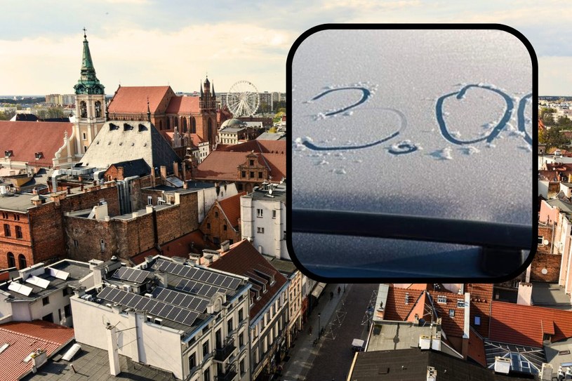 Pokazał poranek w Toruniu. Wymowne zdjęcie i lawina komentarzy