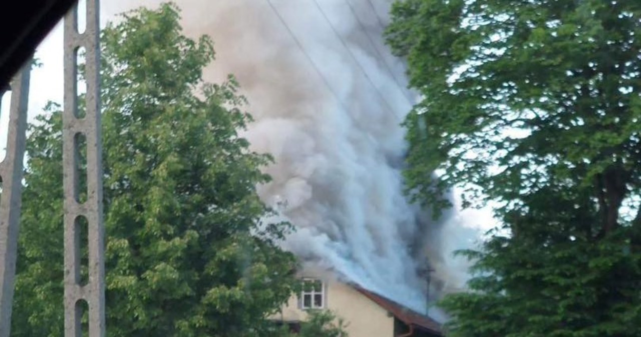Brody: Pożar domu jednorodzinnego