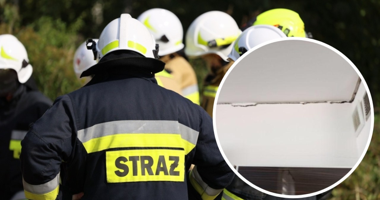W nowym bloku osunął się strop. Ewakuowano mieszkańców