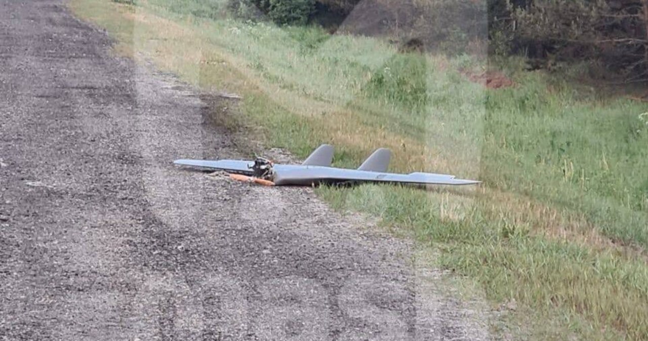 Dwa drony rozbiły się na autostradzie łączącej Moskwę z Ukrainą