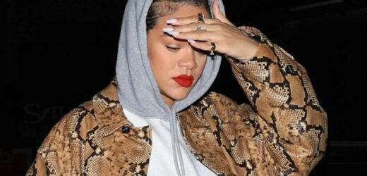 Ciężarna Rihanna zmierza w środku nocy do knajpy. Paparazzi rzucili się do zdjęć