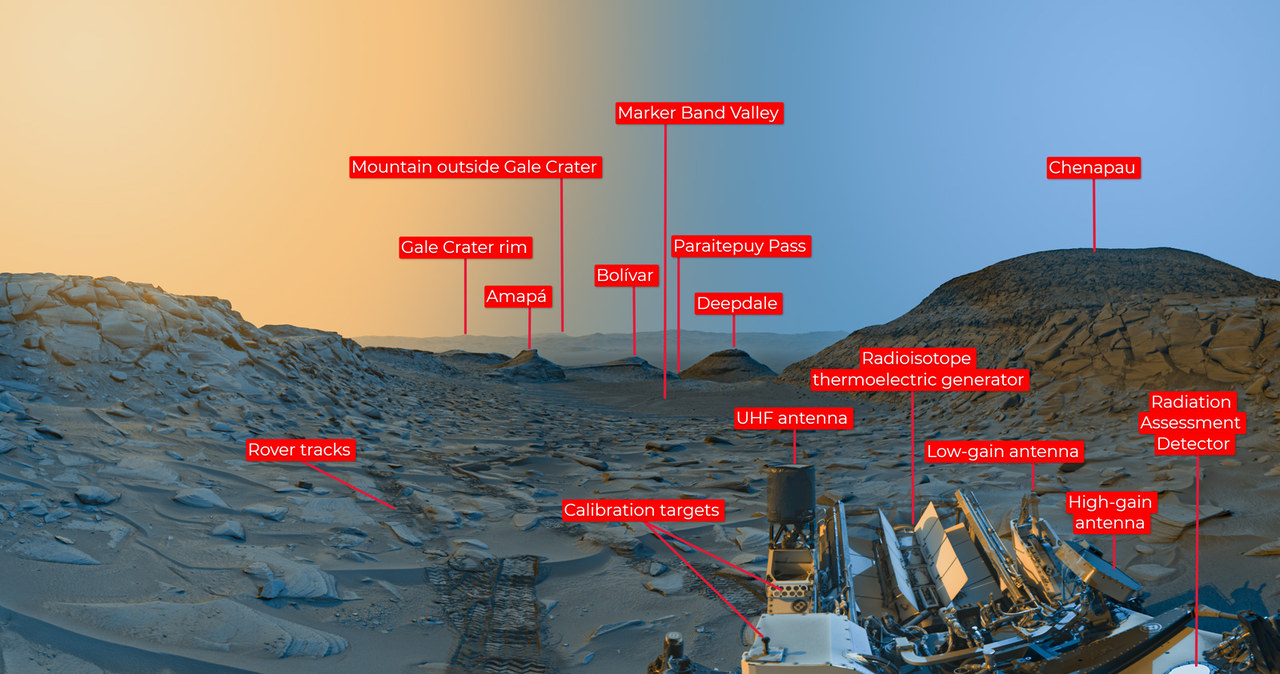 Tak wygląda marsjański poranek. Zdjęcia łazika Curiosity