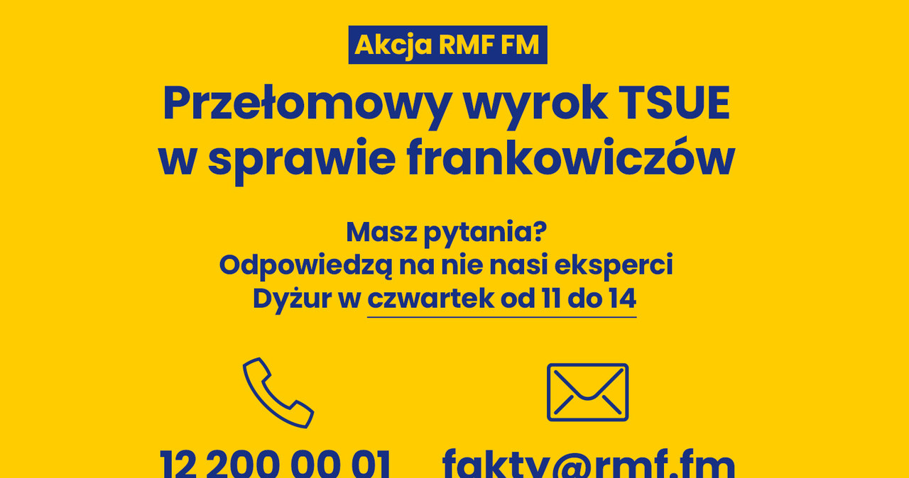 Dziś ważny wyrok dla frankowiczów. Eksperci odpowiedzą na Wasze pytania