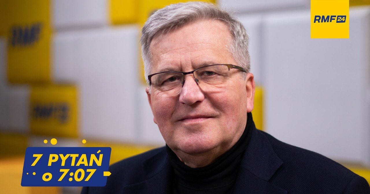 Bronisław Komorowski gościem 7 pytań o 7:07