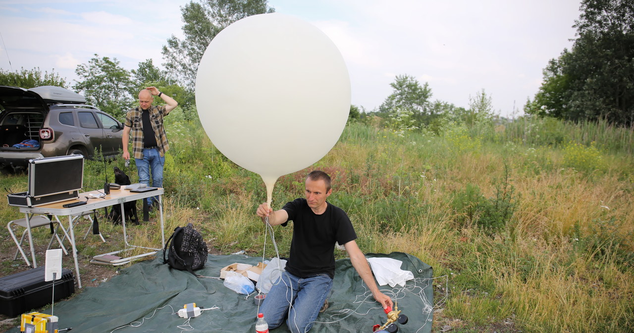 Testowy balon stratosferyczny wystartował z Otwocka
