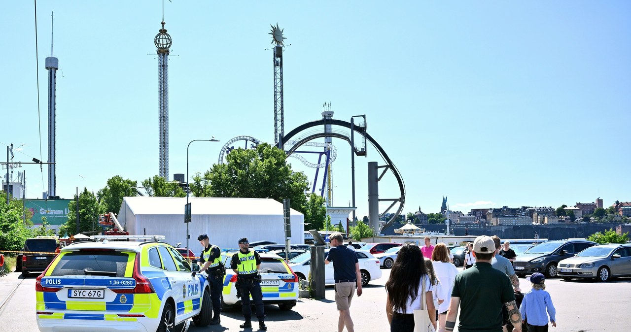 Rollercoaster wypadł z torów. Wypadek w parku rozrywki w Sztokholmie