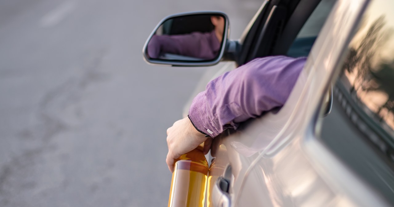 Pijany przyjechał na stację benzynową po alkohol
