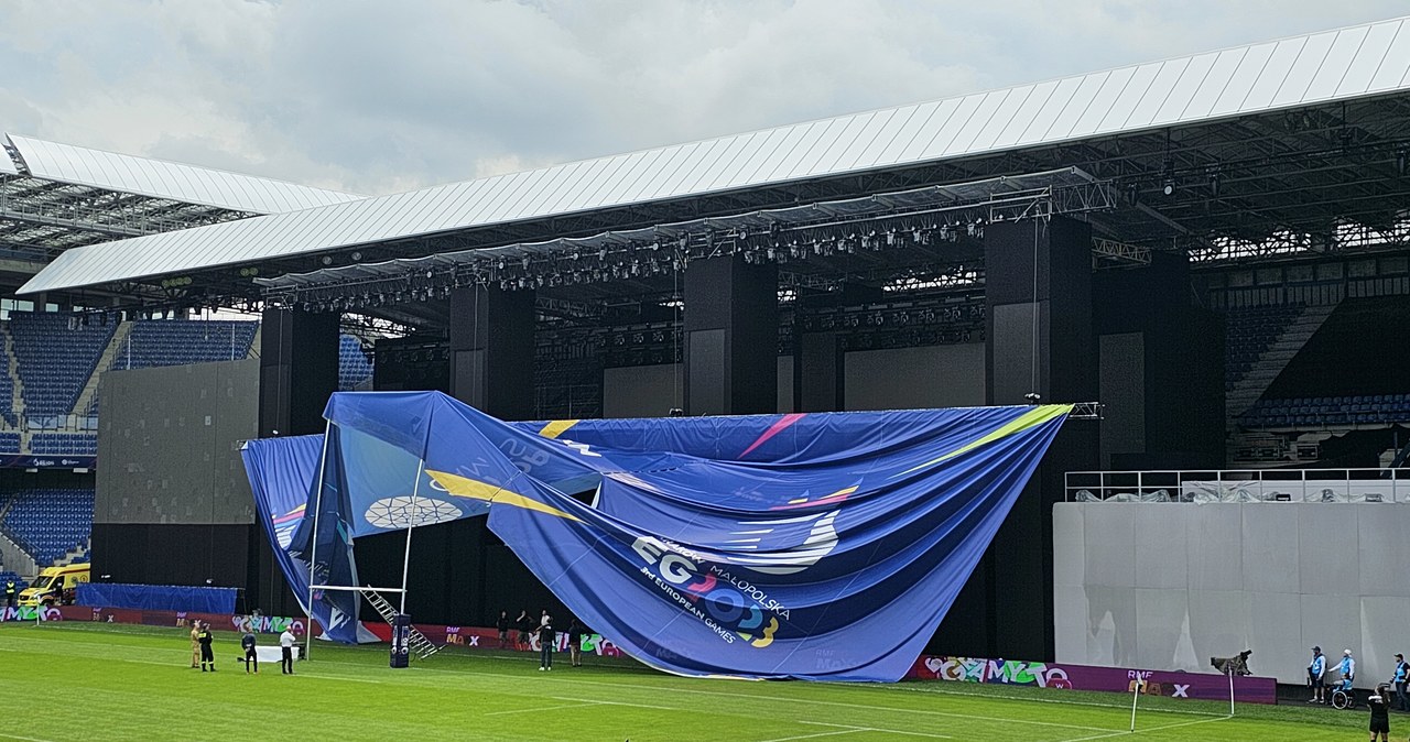 Igrzyska Europejskie: Wpadka na meczu rugby. Pomogli strażacy