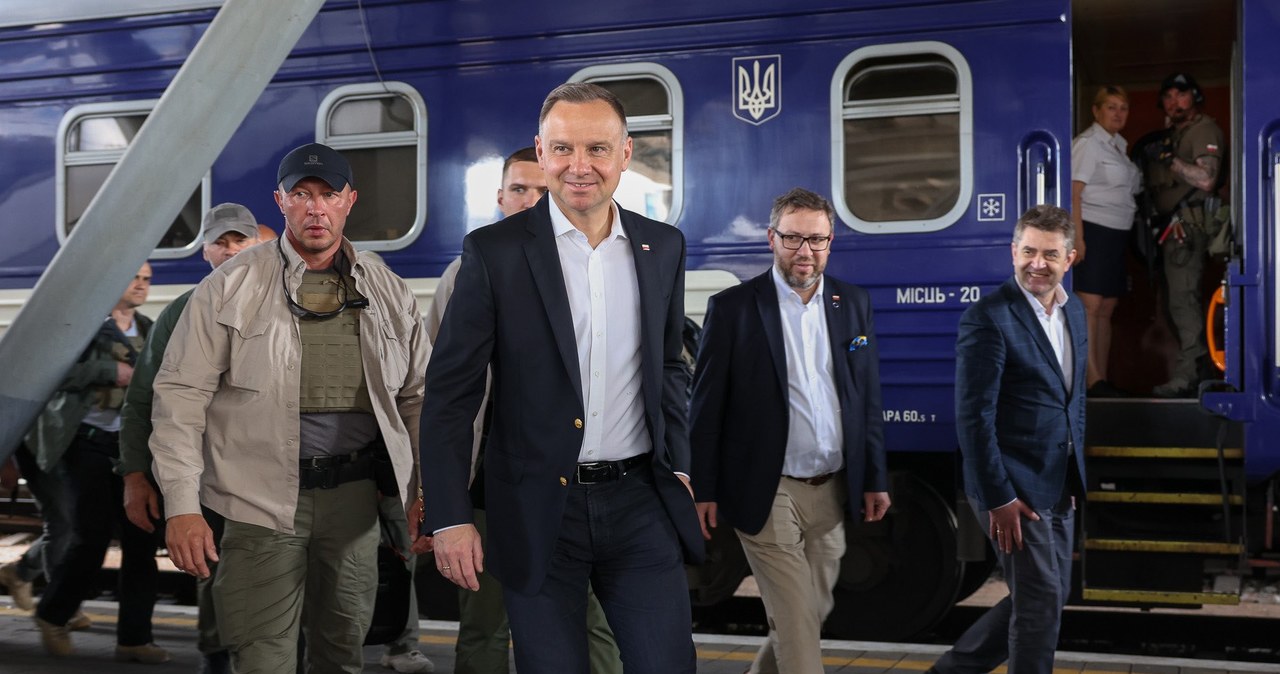 Prezydent Duda w Kijowie. Prowadzi konsultacje z Zełenskim