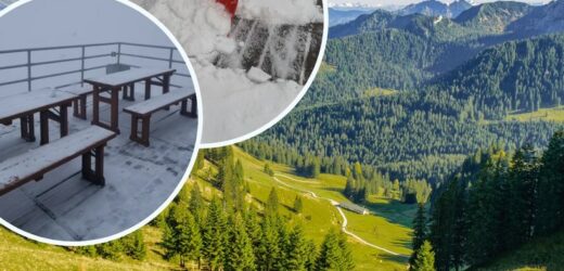 Atak zimy w środku lata. Tutaj znów zrobiło się biało