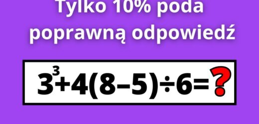 Amerykańska zagadka matematyczna, którą rozwiąże niespełna 30 proc. Poradzisz sobie?