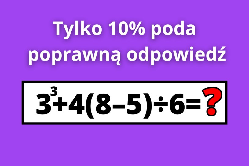 Amerykańska zagadka matematyczna, którą rozwiąże niespełna 30 proc. Poradzisz sobie?