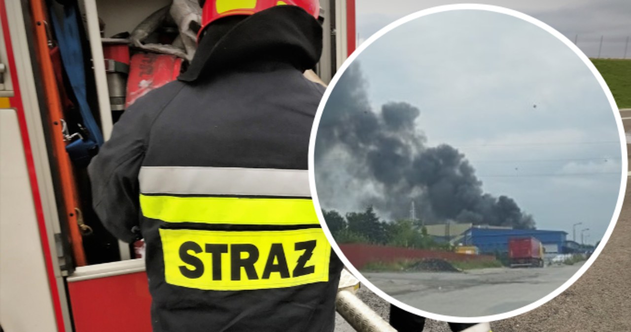 Lublin: Pożar hali, w której składowano odpady