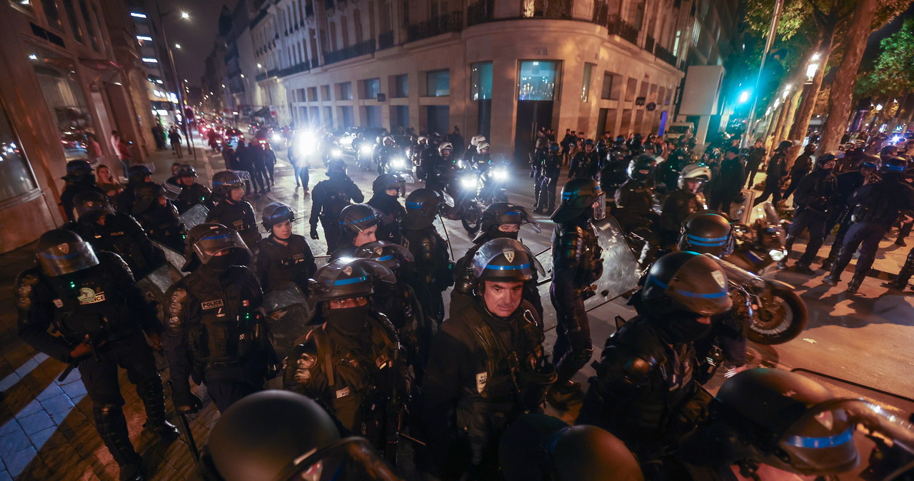 Setki zatrzymanych we Francji: To była noc hańby
