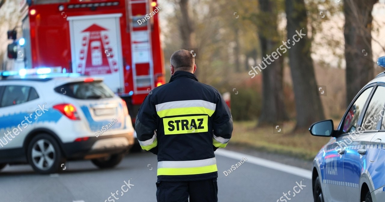 Wybuch butli z gazem w drewnianym domu. 41-latka trafiła do szpitala