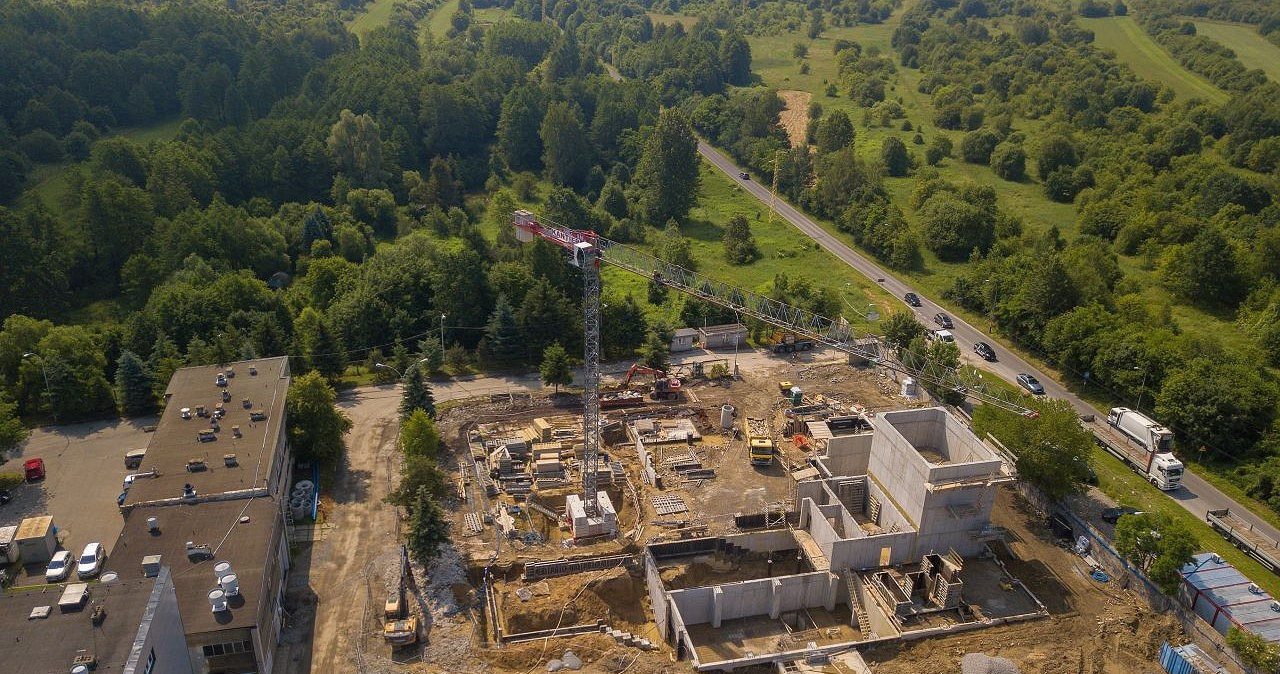 Trwa budowa nowego bloku energetycznego w Krośnie