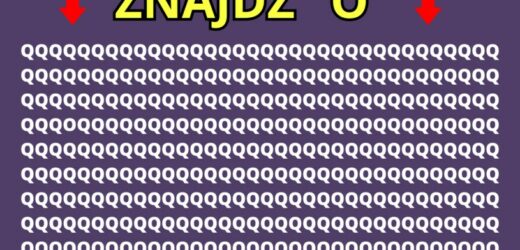 Trudny test na spostrzegawczość. Tylko 5% osób znajdzie „O” w 10 sekund