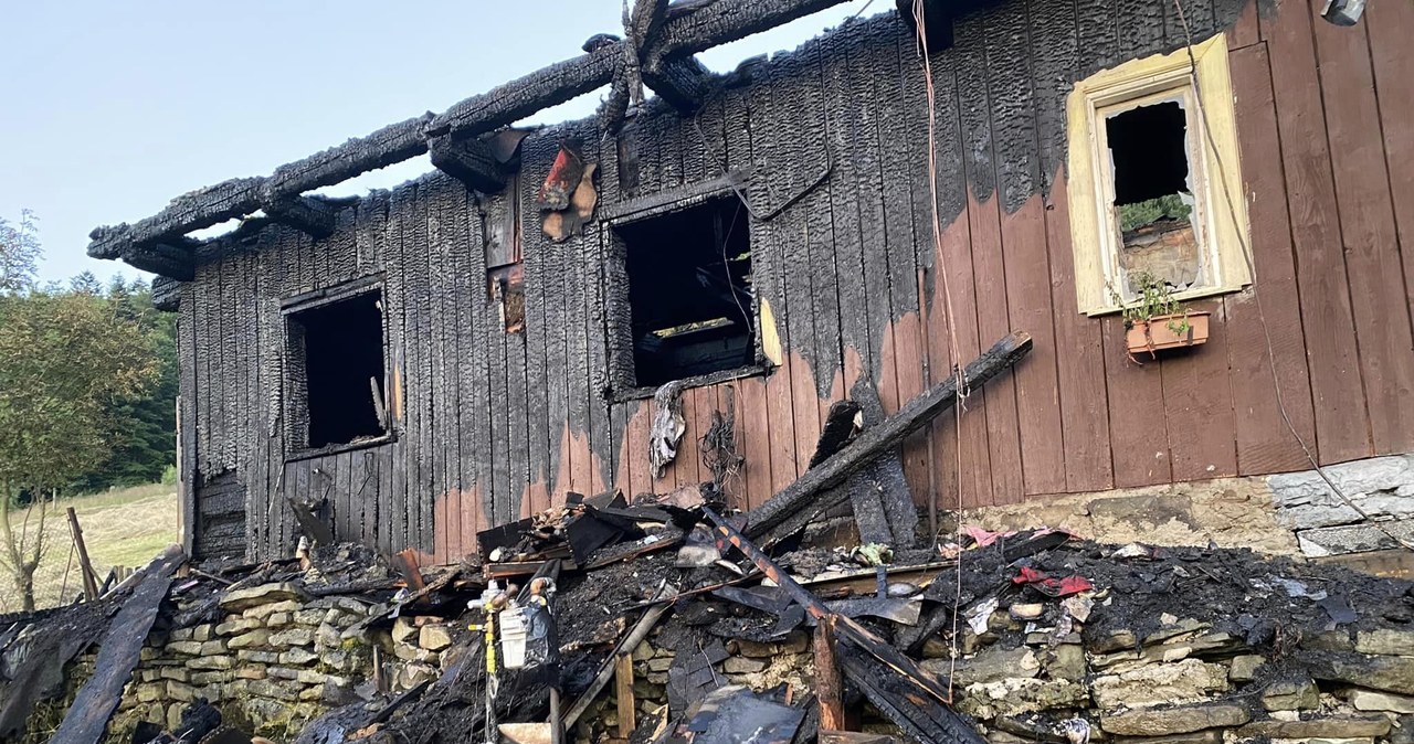 Pożar domu w Wiśle. Nie żyje młody mężczyzna