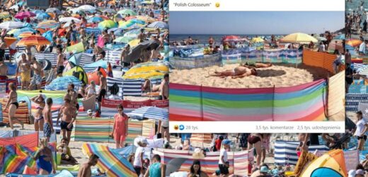Zdjęcie z polskiej plaży stało się hitem sieci. Po prostu „polskie Koloseum”