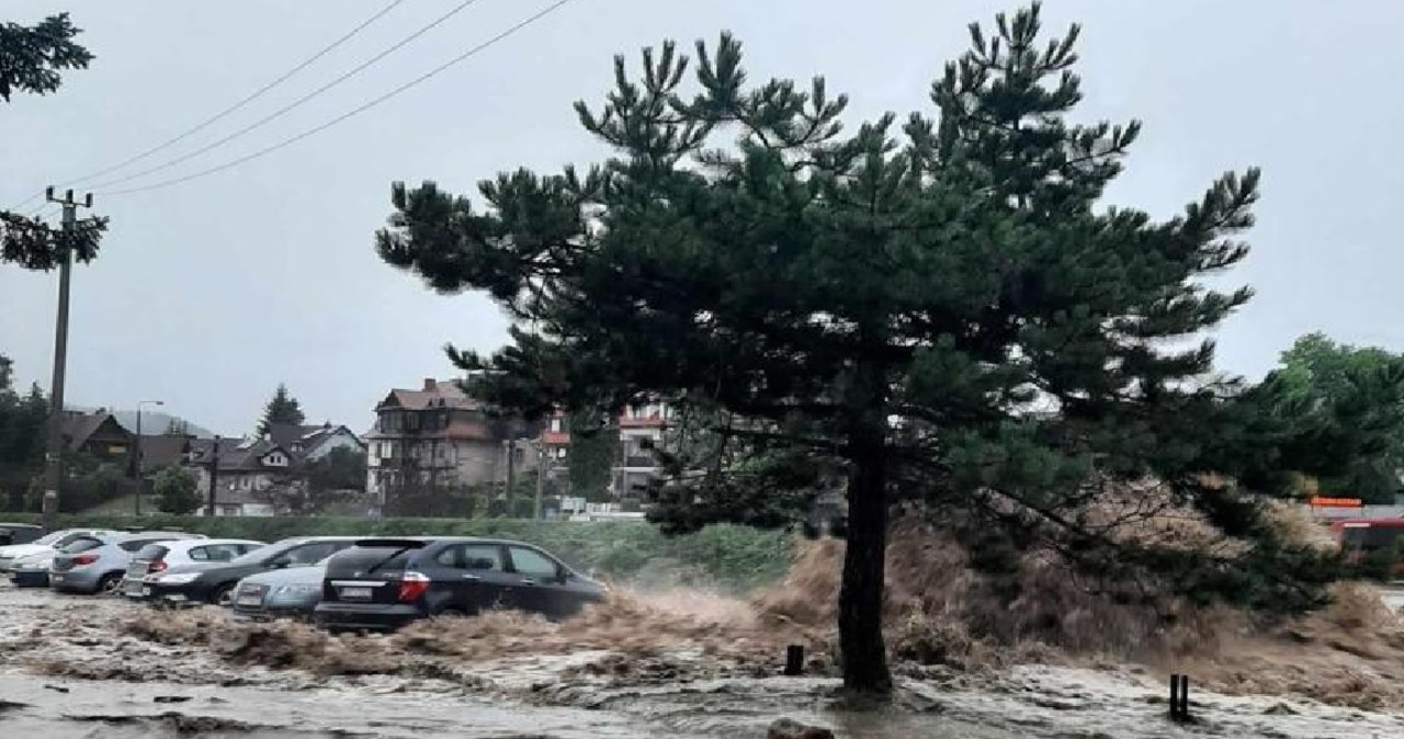 Nawałnice w Małopolsce. Powódź błyskawiczna w Rabce-Zdroju