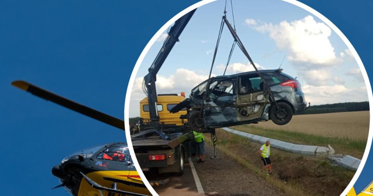 Wyprzedzał „na trzeciego”, mógł spowodować wypadek. 8 osób trafiło do szpitala