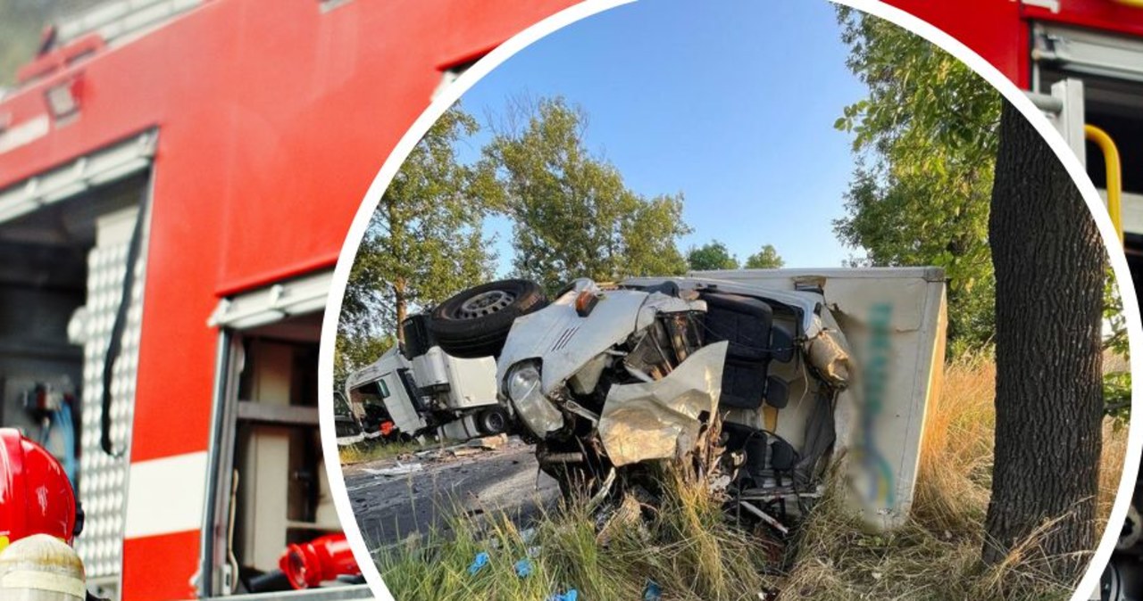 Tragiczny wypadek w Kamionce. Jedna osoba nie żyje, druga w szpitalu