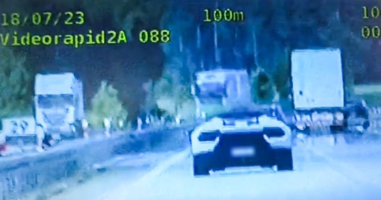 Pędził lamborghini 224km/h na A2. Miał odstawić auto szefowi