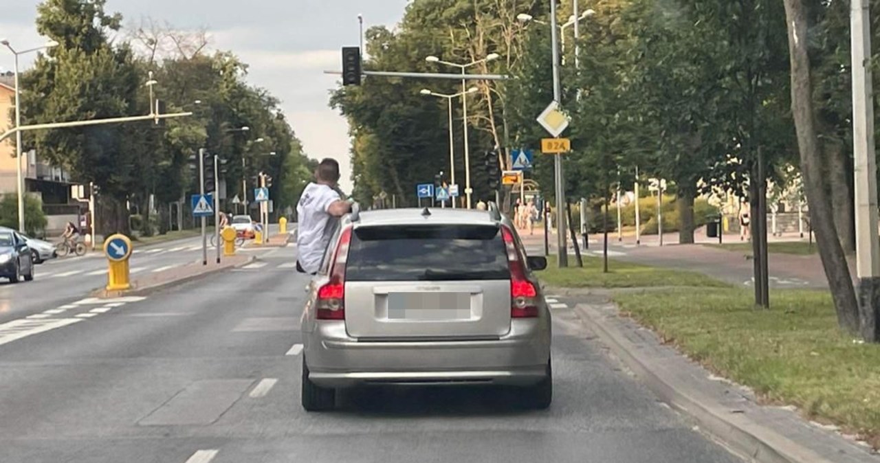 Kierowca-akrobata. Wygrał zakład, ale stracił prawo jazdy