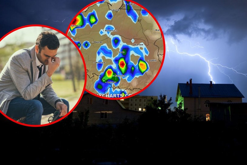 Falujący front zadomowił się nad Polską. Niestabilna pogoda odbije się na samopoczuciu