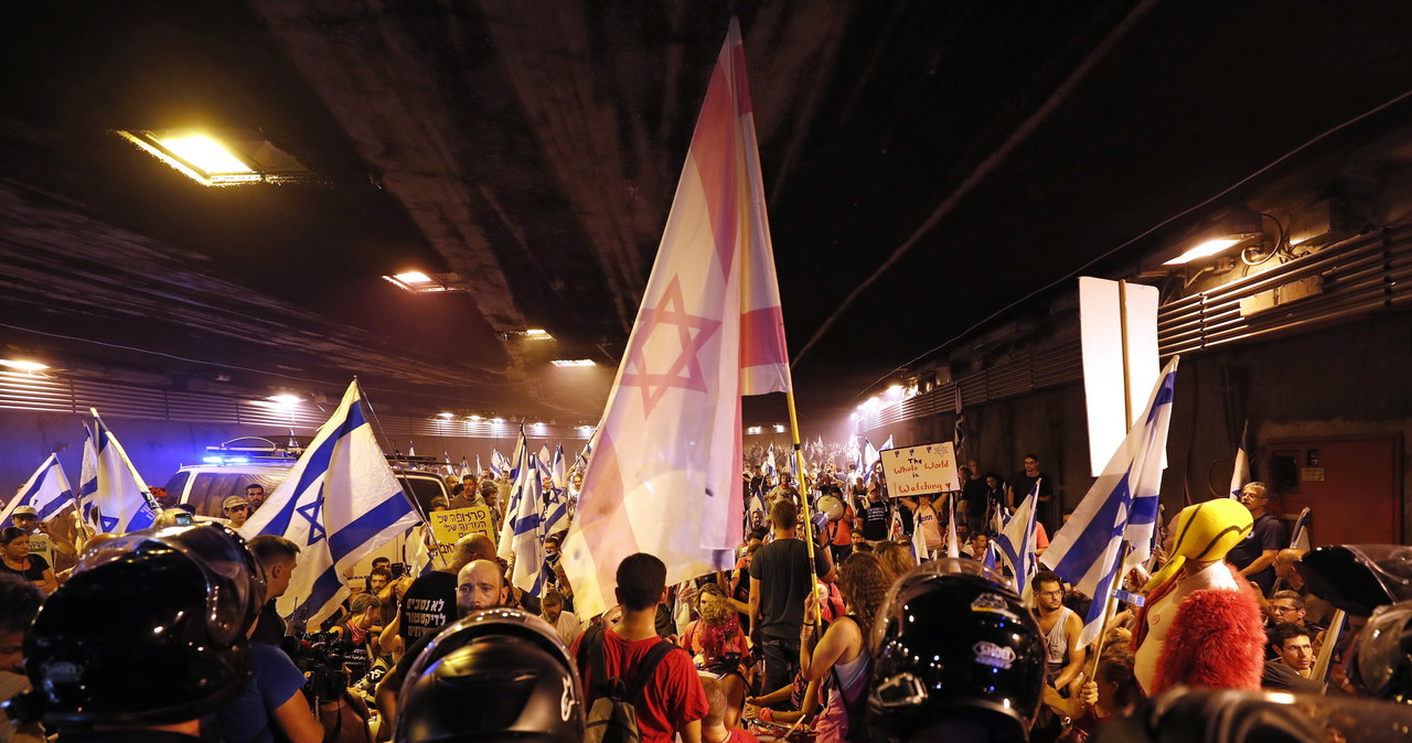 Protesty w Izraelu. Ponad 200 tys. osób wyszło na ulice