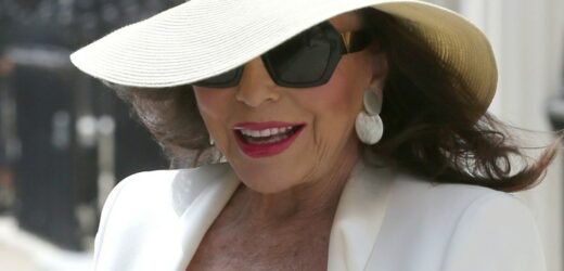 90-letnia gwiazda „Dynastii” zachwyca nad basenem. Joan Collins pokazała się w stroju kąpielowym