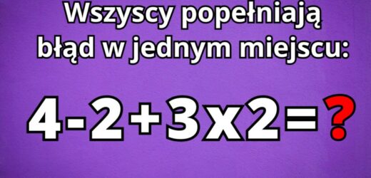 Tylko nieliczni podają poprawny wynik. Zagadka matematyczna podzieliła internautów